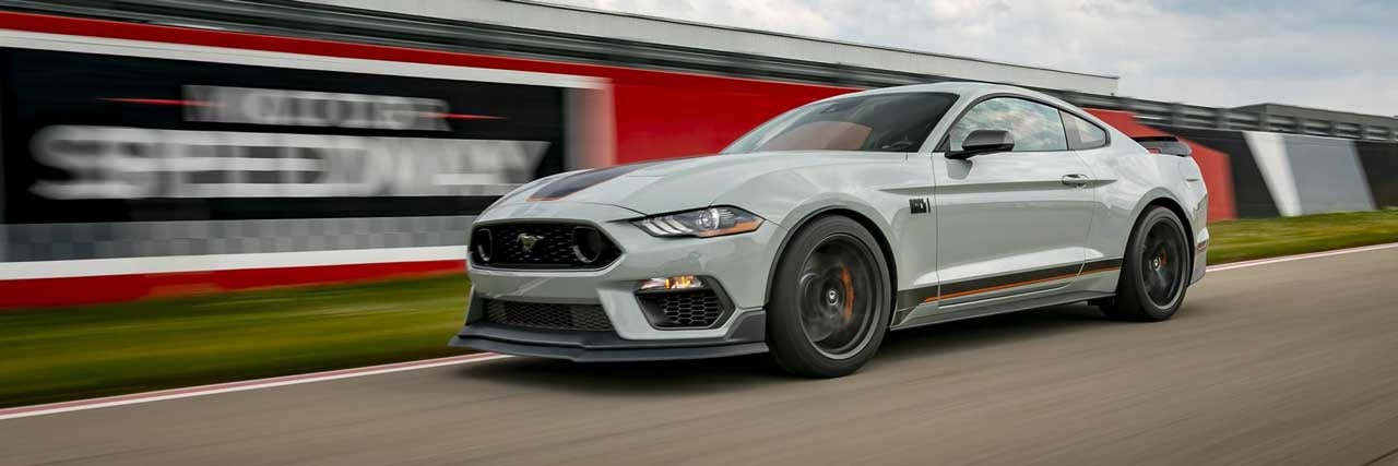 2023 Ford Mustang on the raceway