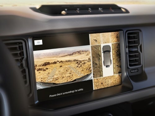 2024 Ford Bronco view of touchscreen display showing 360 views