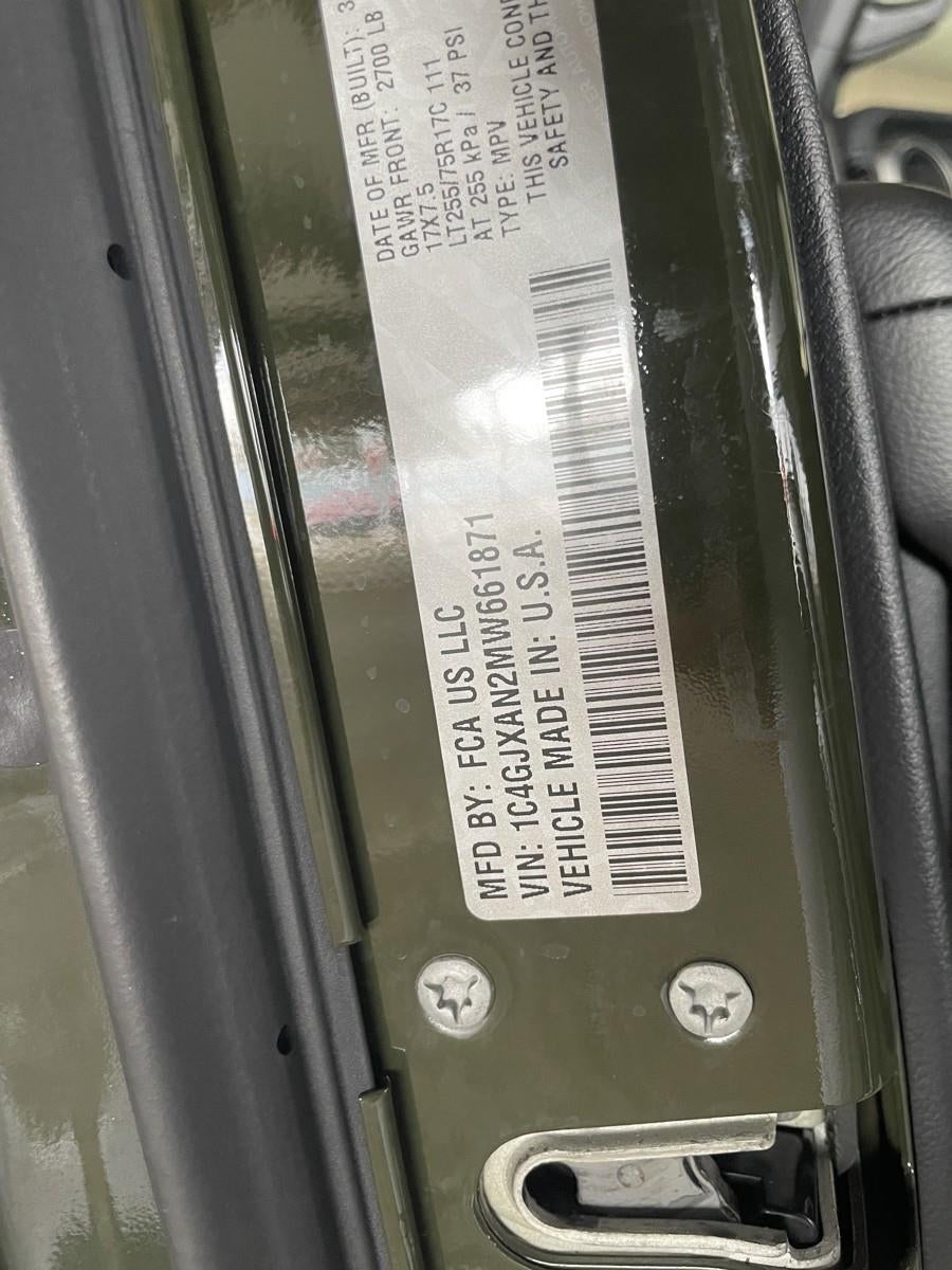 2021 Jeep Wrangler Willys