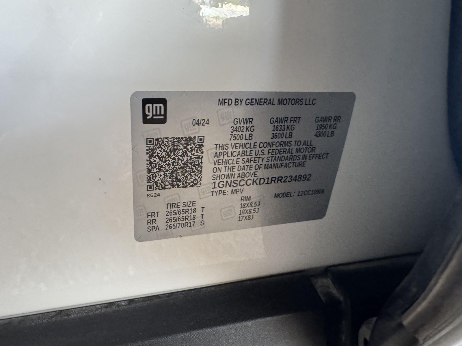 2024 Chevrolet Suburban LT