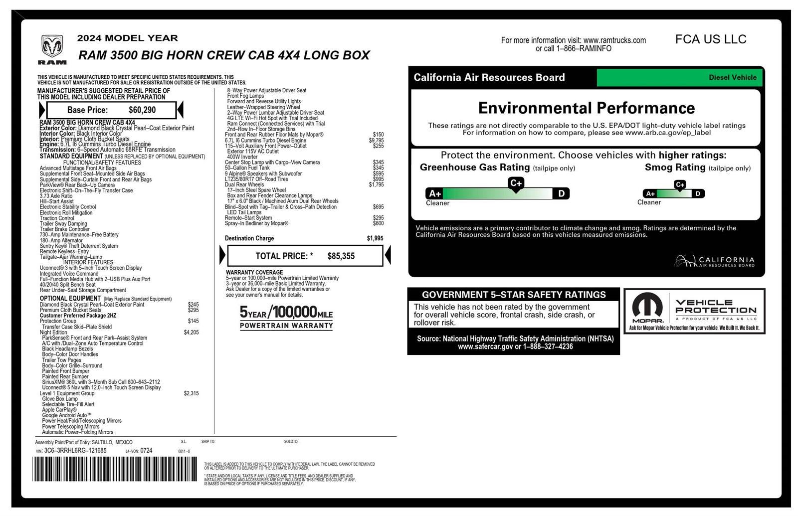 2024 RAM 3500 Big Horn