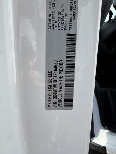 2026 RAM ProMaster Cargo Van Tradesman