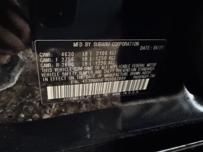 2022 Subaru Legacy Limited