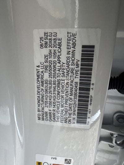 2025 Honda Pilot Touring