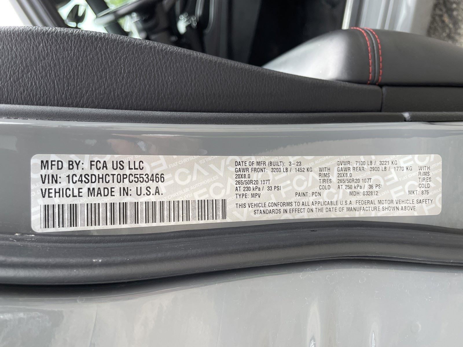 2023 Dodge Durango R/T Plus