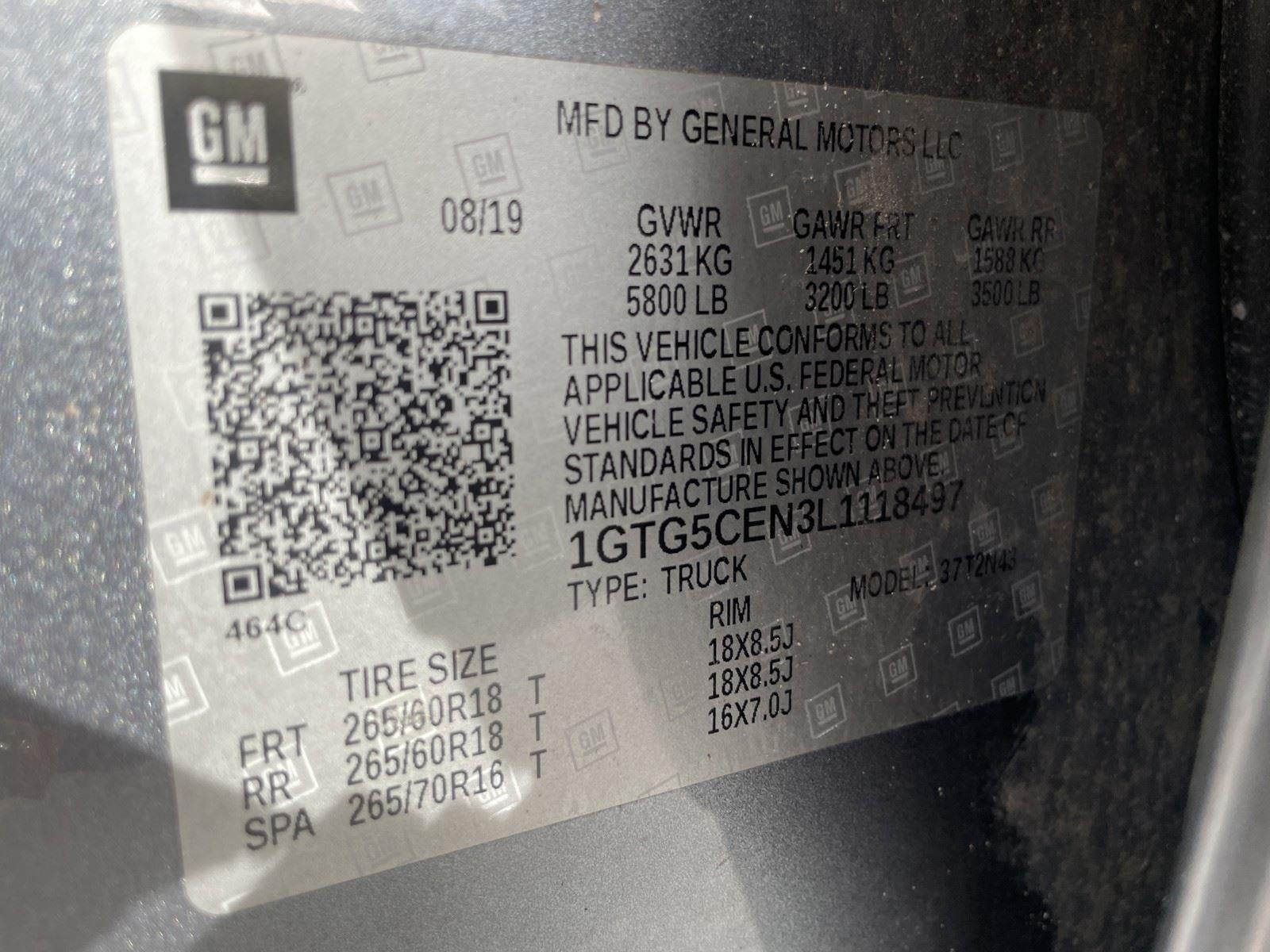 2020 GMC Canyon 2WD SLE