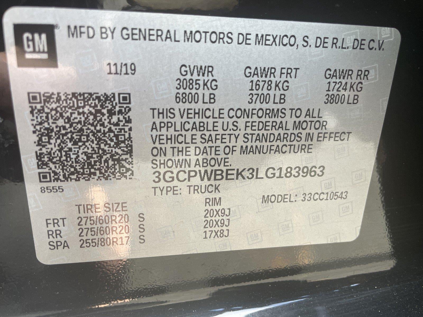 2020 Chevrolet Silverado 1500 Custom