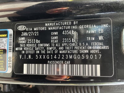 2021 Kia K5 LXS