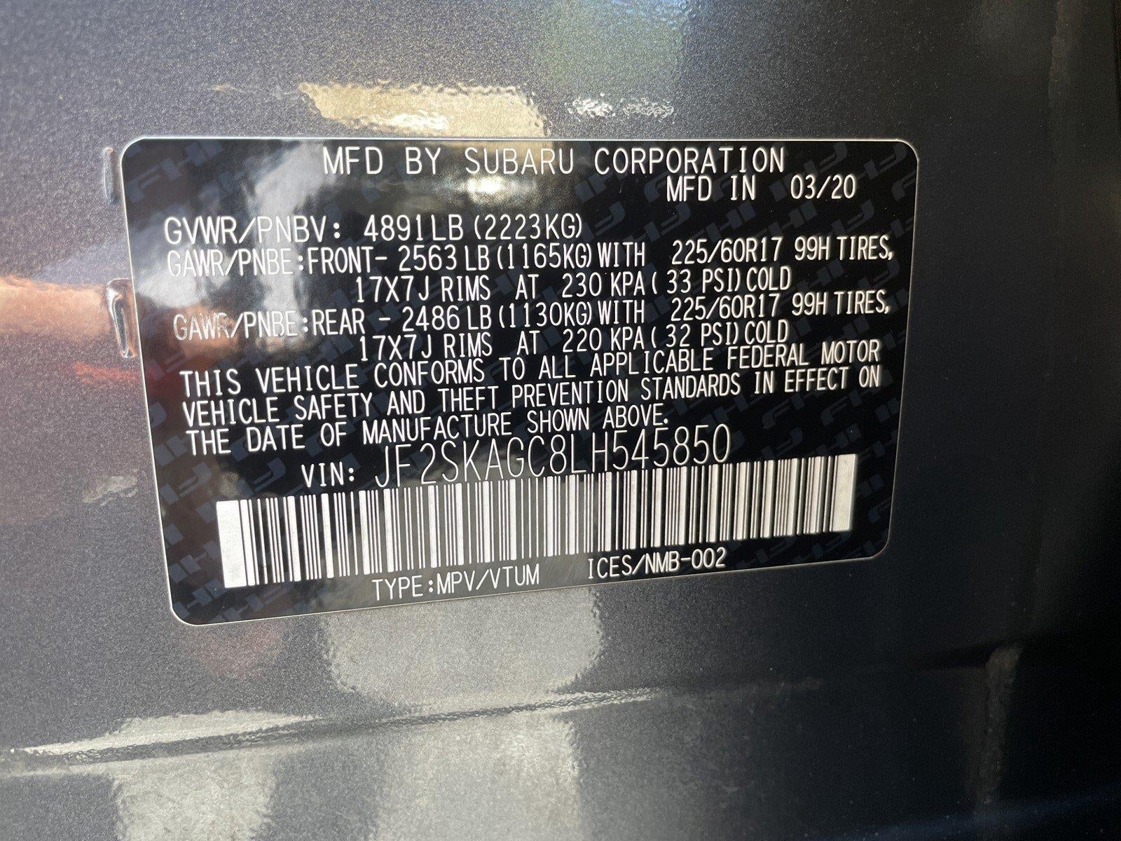 2020 Subaru Forester Premium