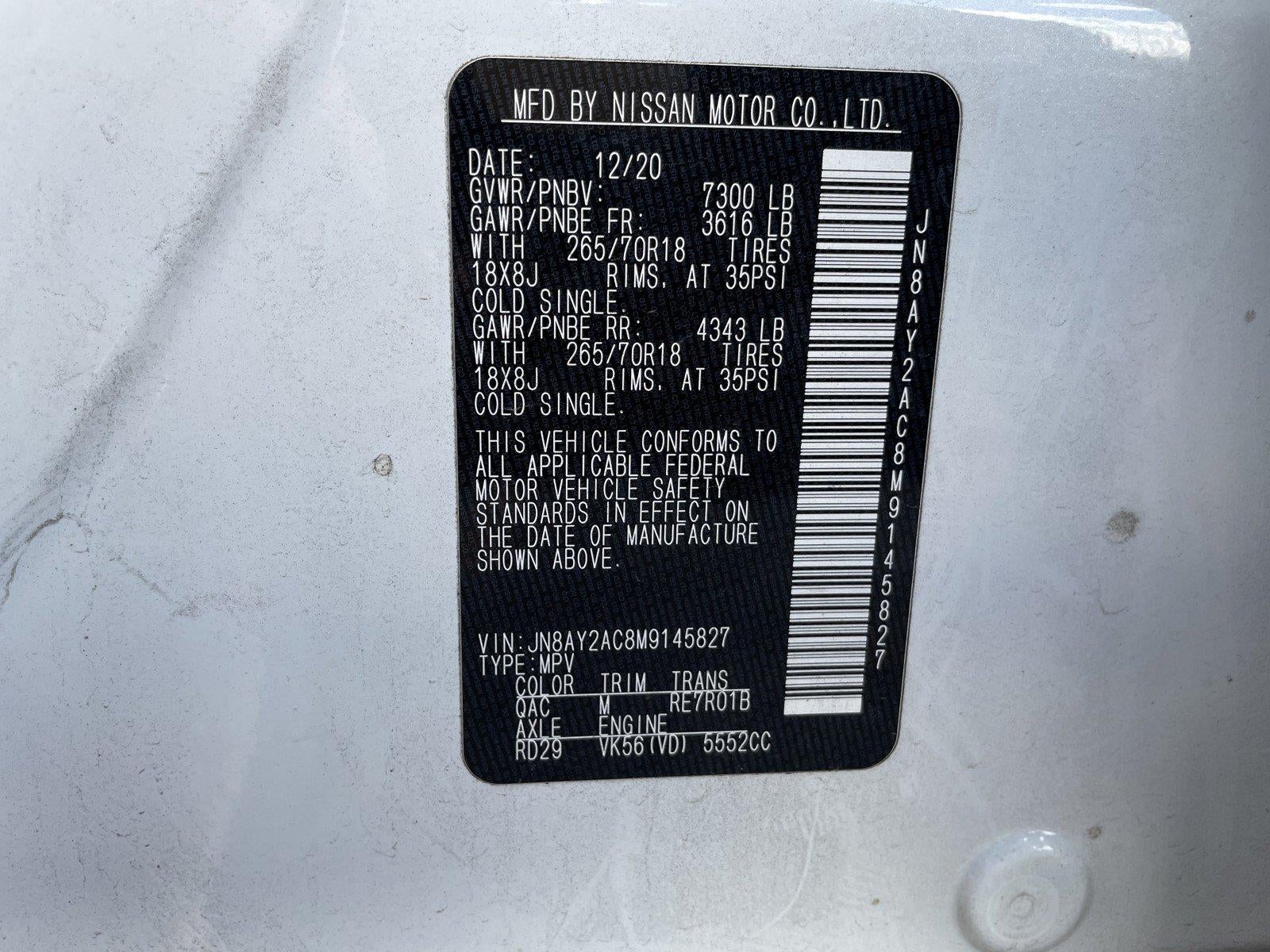 2021 Nissan Armada SV