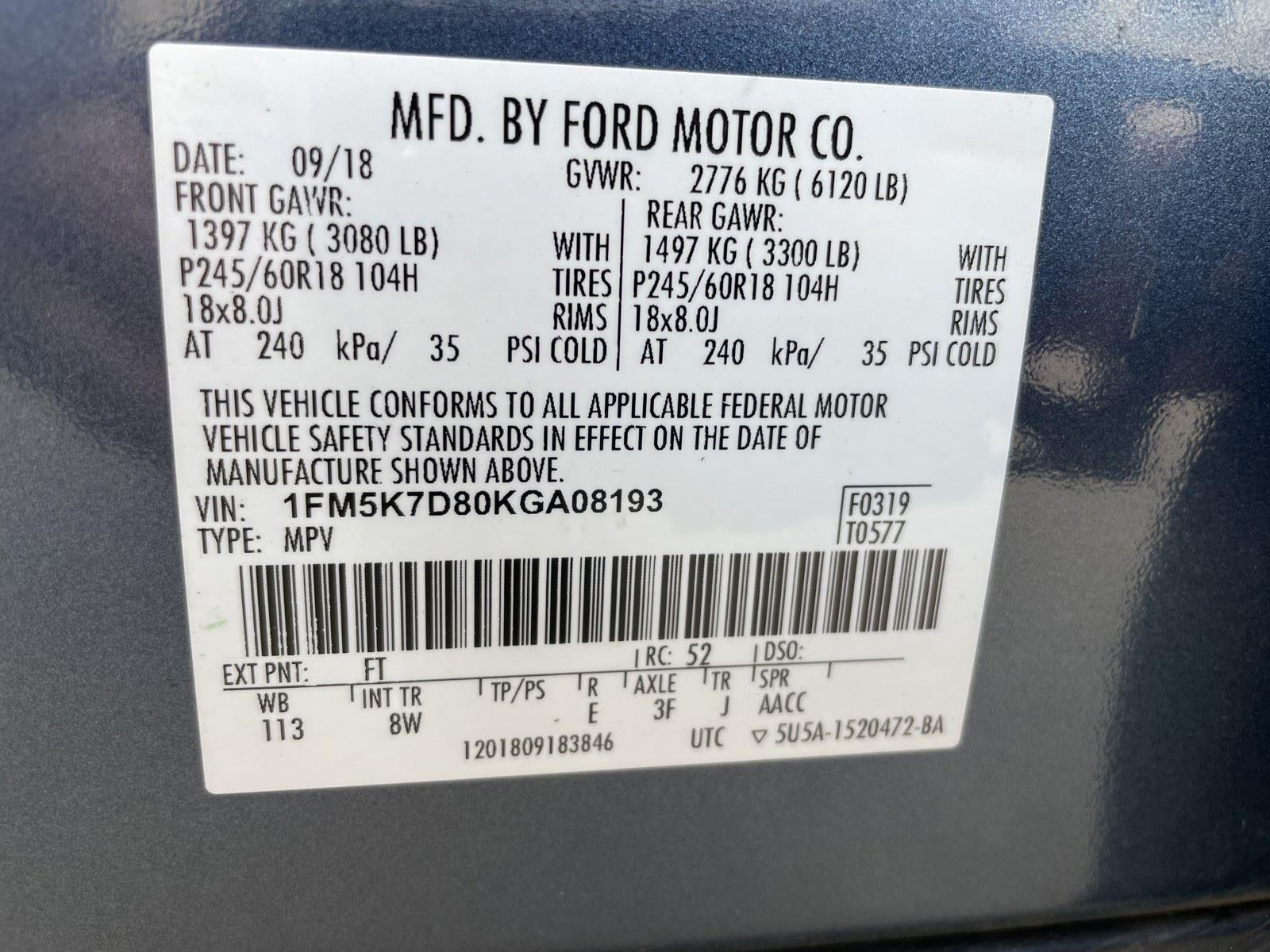 2019 Ford Explorer XLT