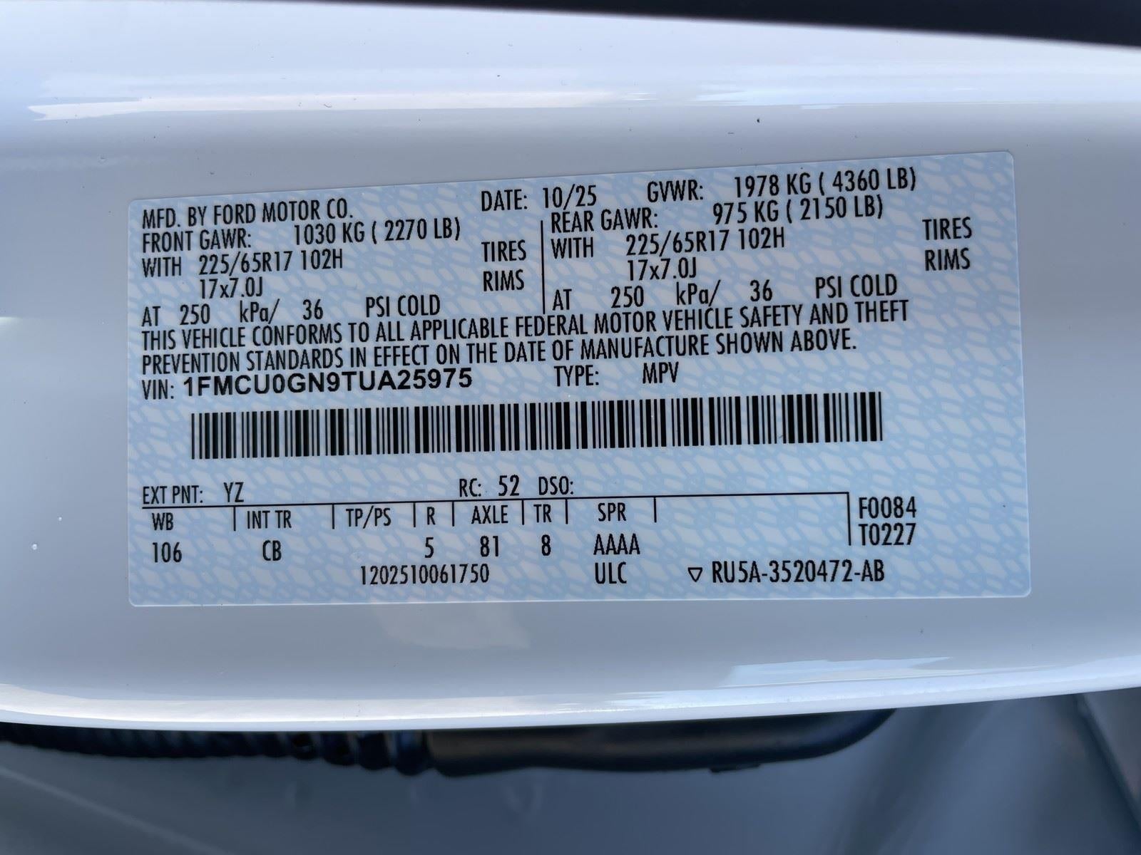 2026 Ford Escape Active