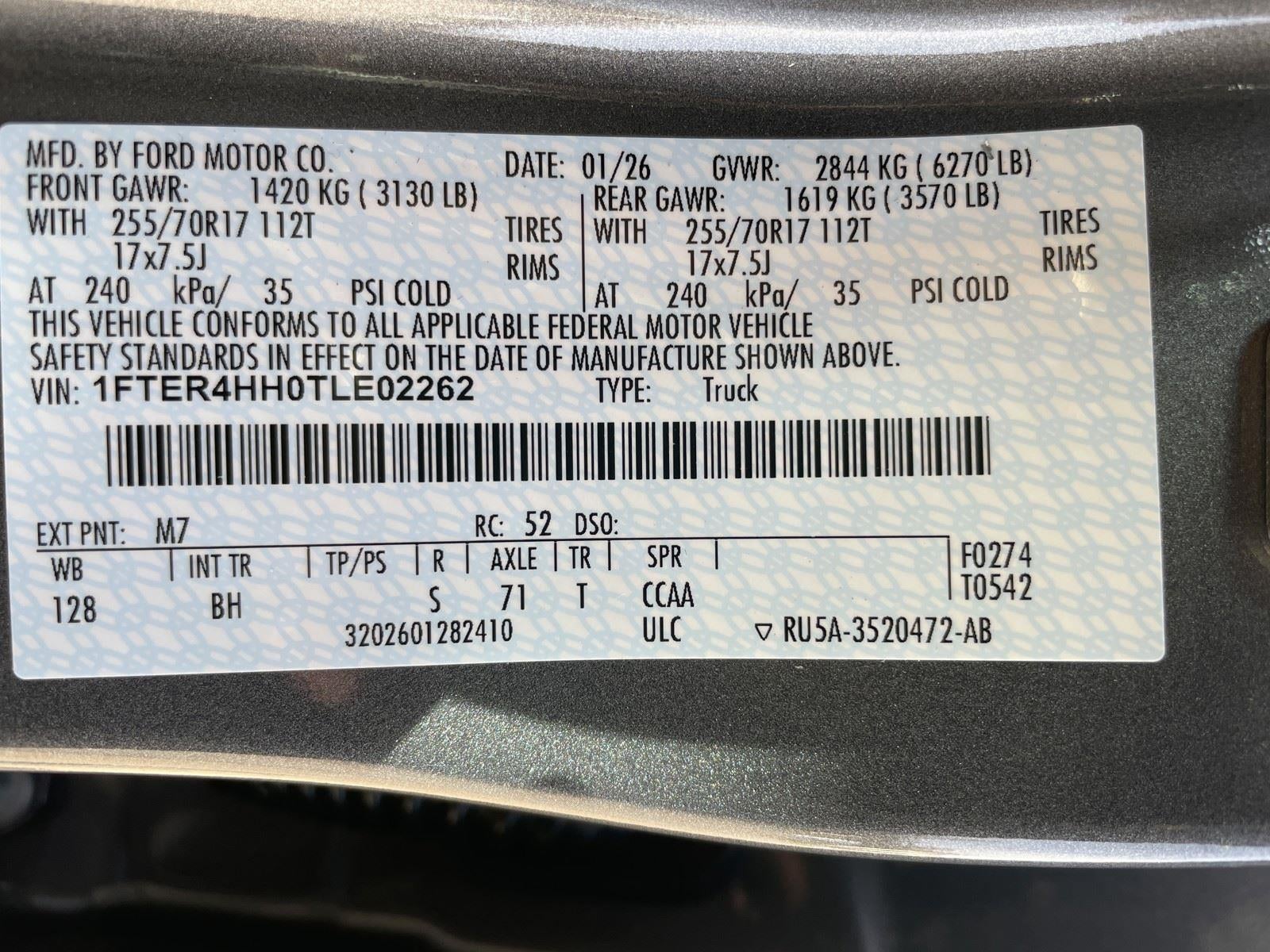 2026 Ford Ranger XLT