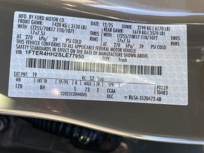 2025 Ford Ranger XLT