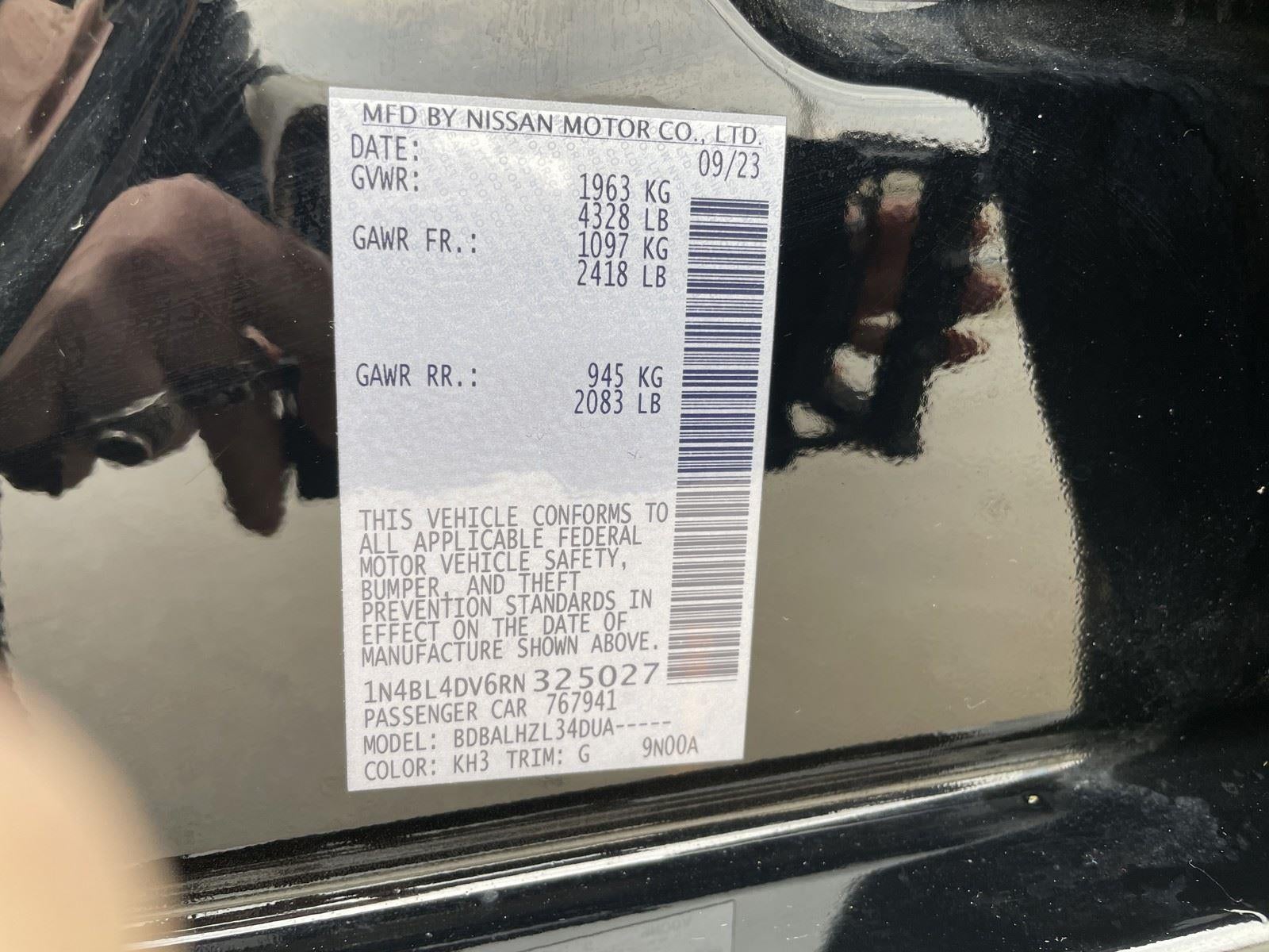 2024 Nissan Altima 2.5 SV