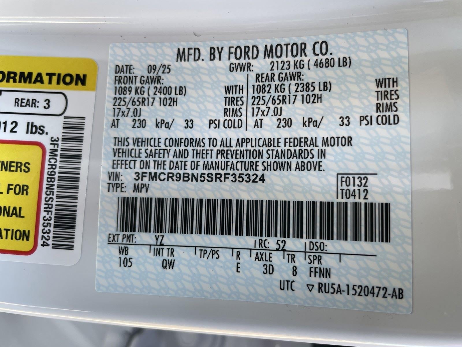 2025 Ford Bronco Sport Big Bend