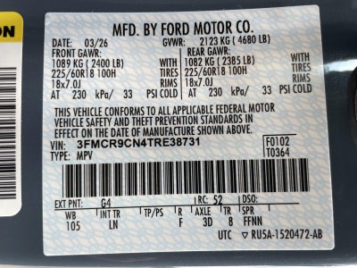 2026 Ford Bronco Sport Outer Banks