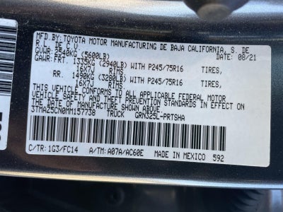 2021 Toyota Tacoma SR5