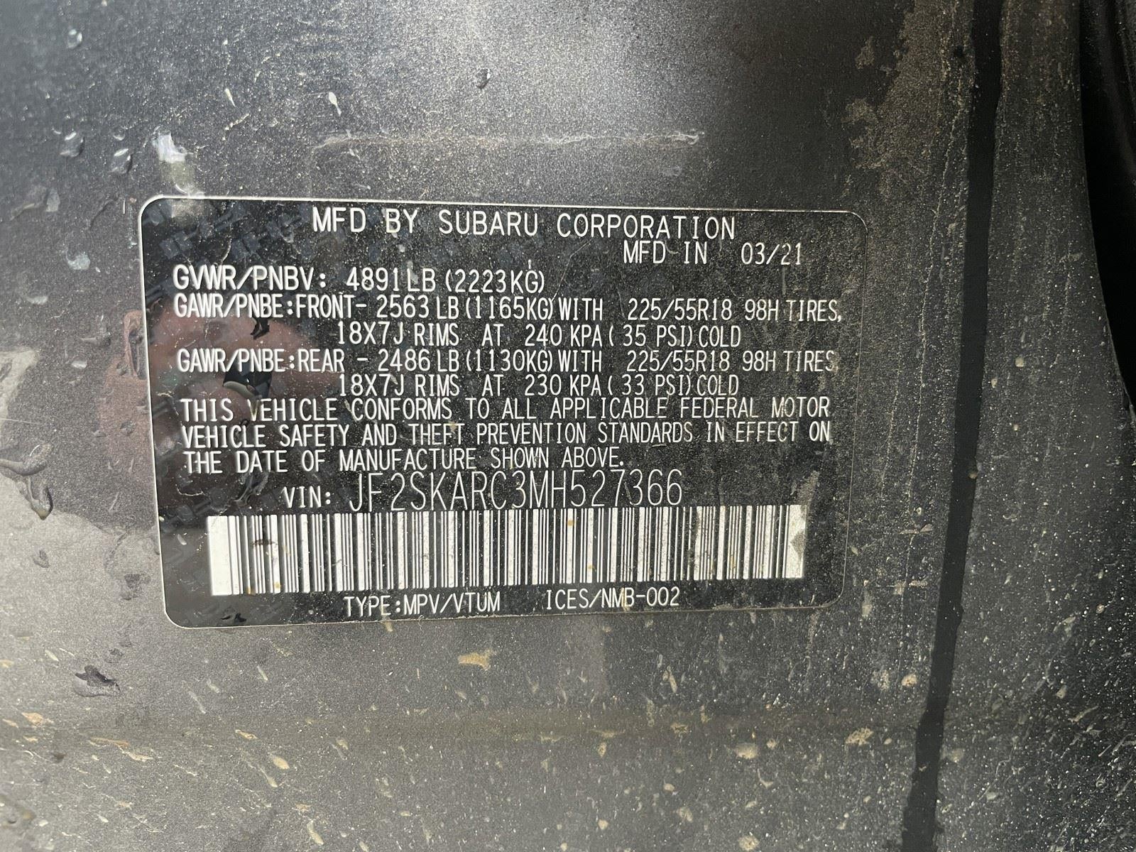 2021 Subaru Forester Sport