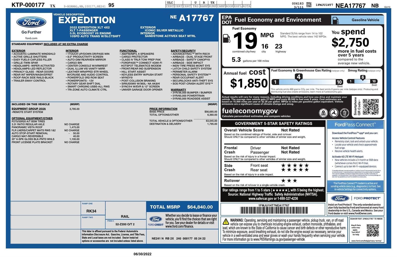 2022 Ford Expedition XLT