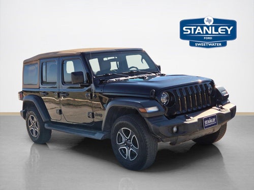 2020 Jeep Wrangler Unlimited Black and Tan