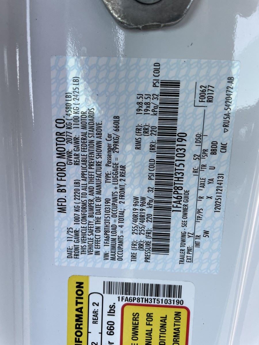 2026 Ford Mustang EcoBoost Premium