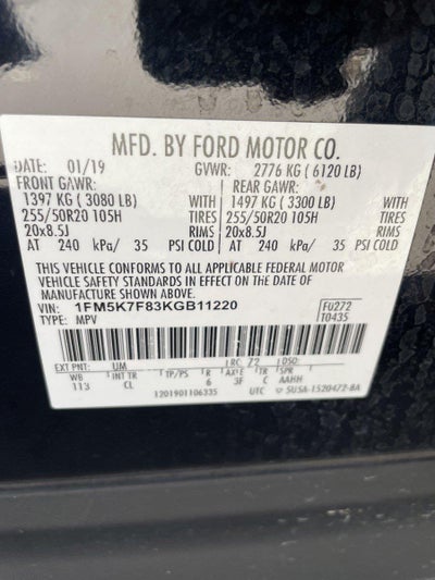 2019 Ford Explorer Limited