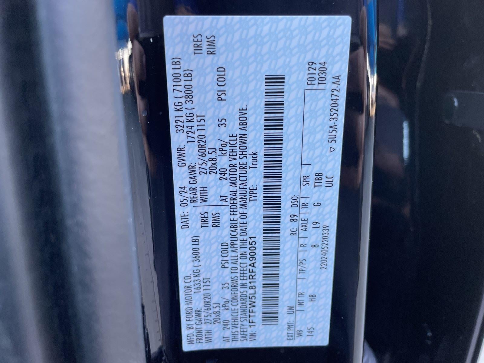 2024 Ford F-150 LARIAT