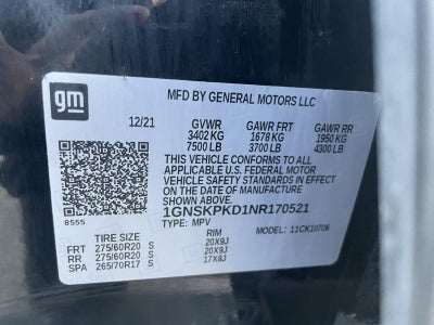 2022 Chevrolet Tahoe Z71