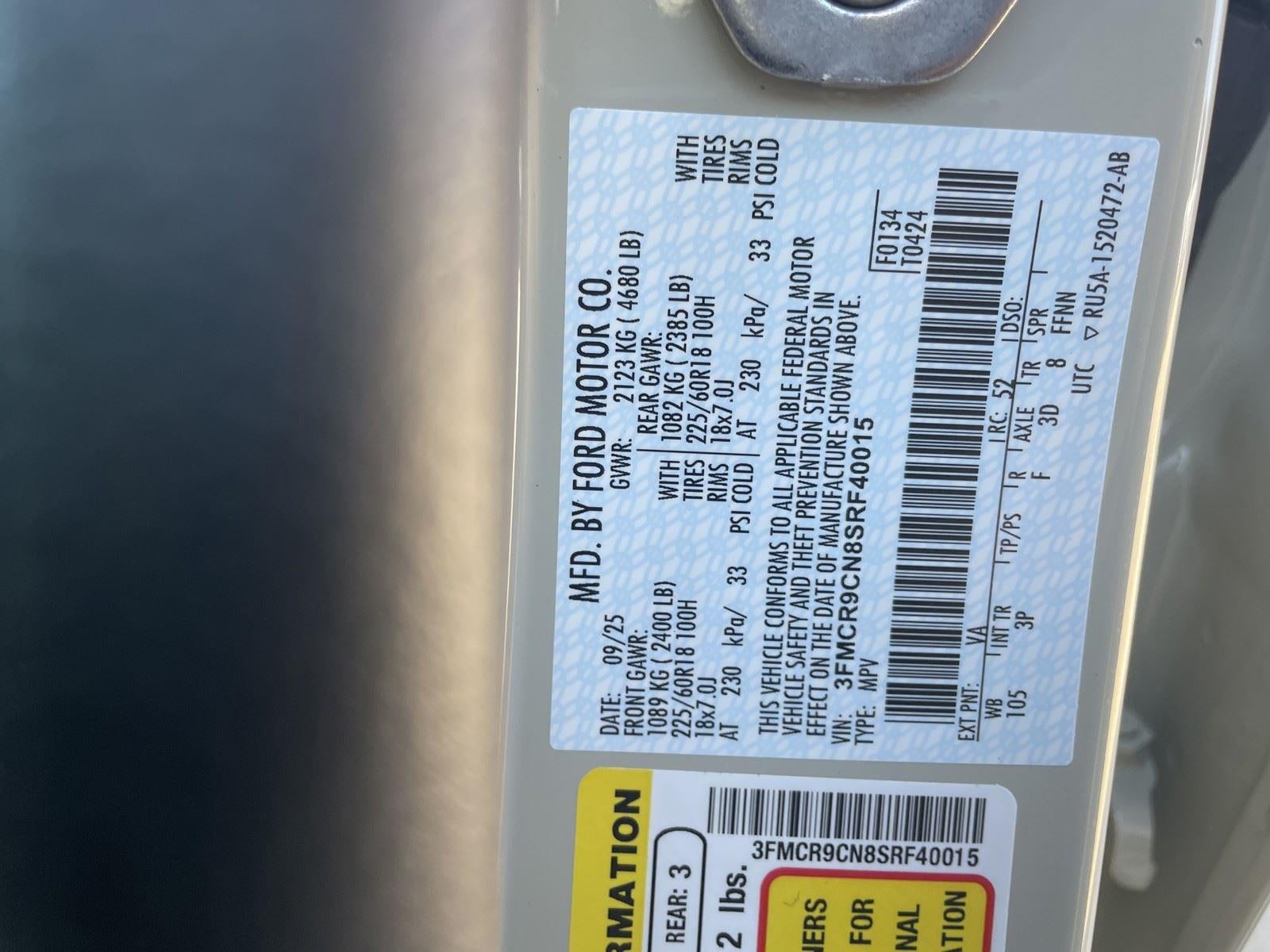 2025 Ford Bronco Sport Outer Banks