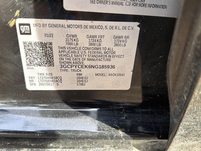 2022 Chevrolet Silverado 1500 LTD Custom Trail Boss