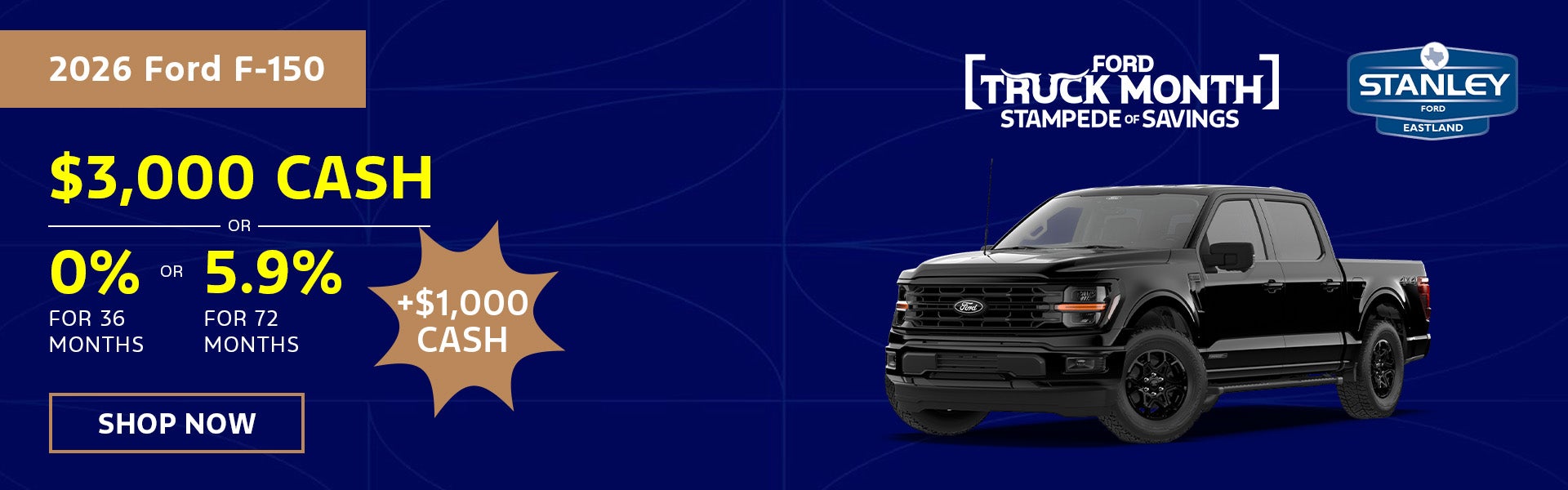 Ford F-150 2026 Cash