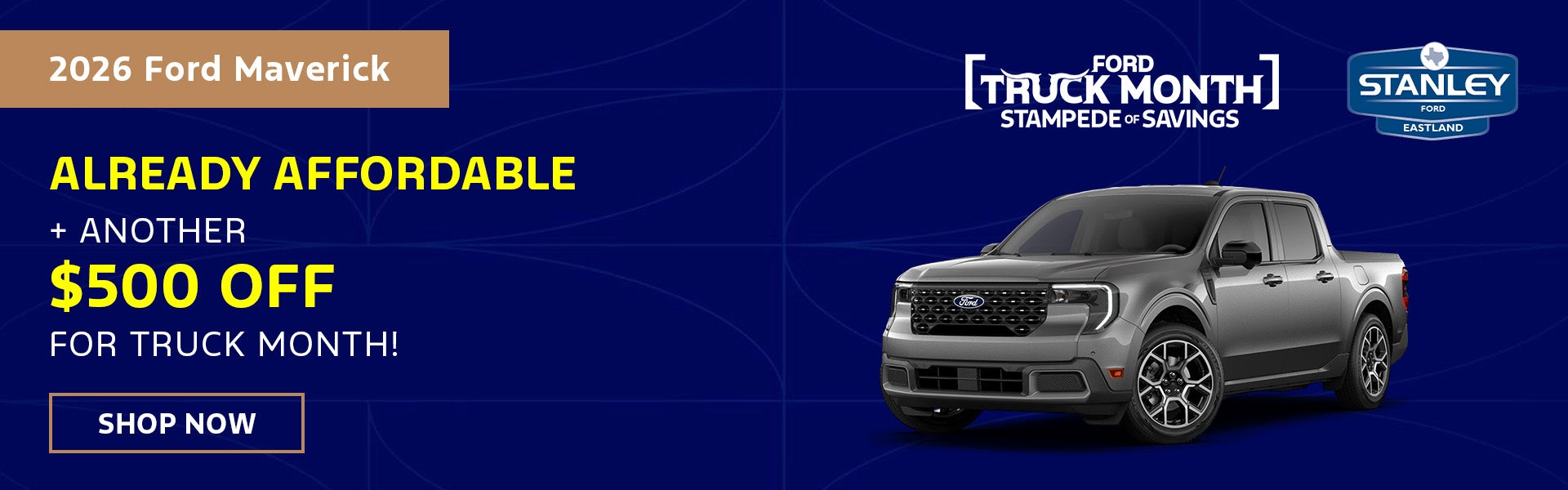 Ford Maverick $500 Off