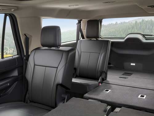 2023 Ford Expedition view of spacious back seat and cargo area