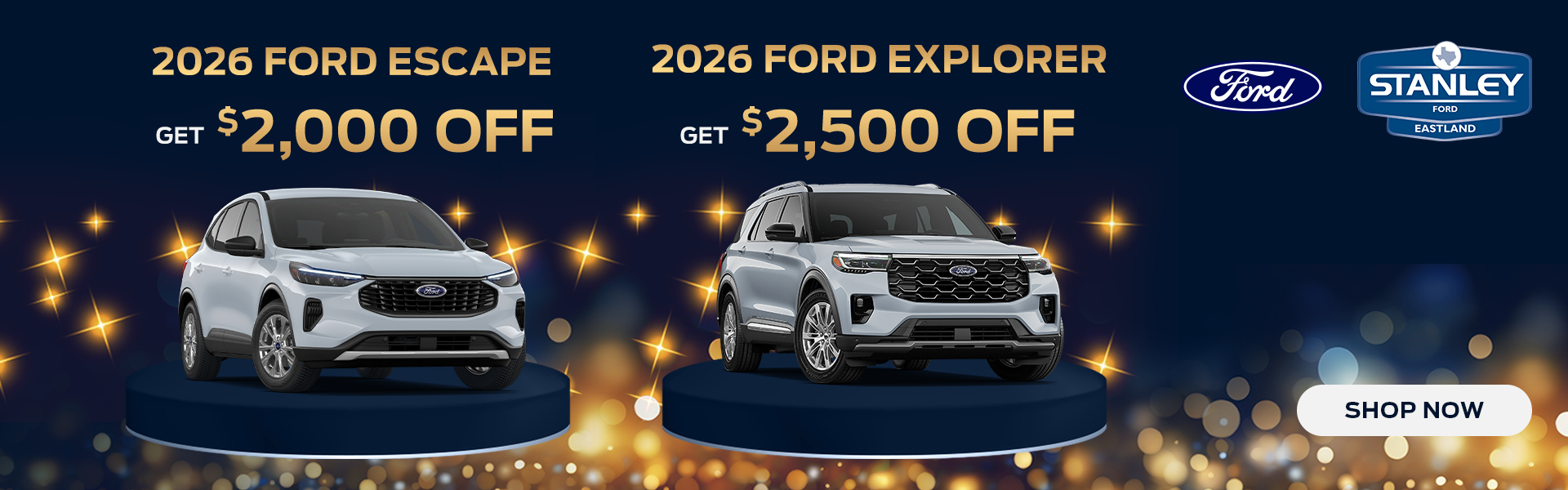 Monthly Specials at Stanley Ford Eastland