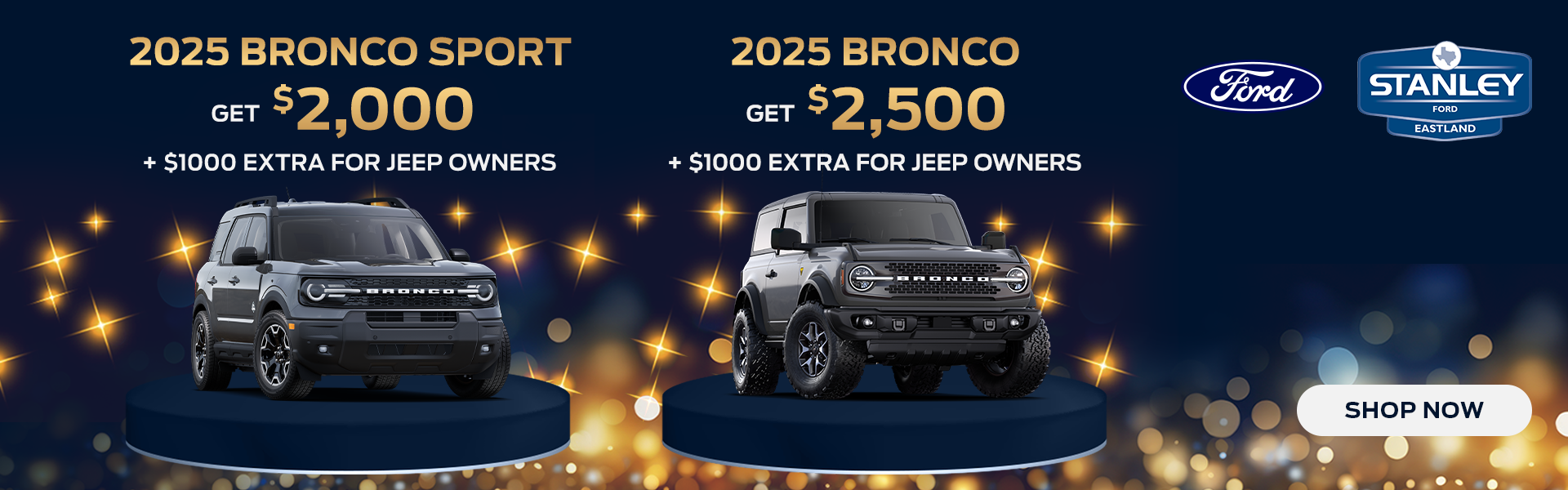 Monthly Specials at Stanley Ford Eastland