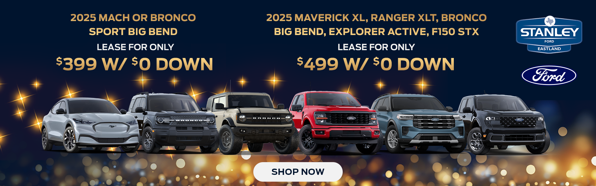 Monthly Specials at Stanley Ford Eastland