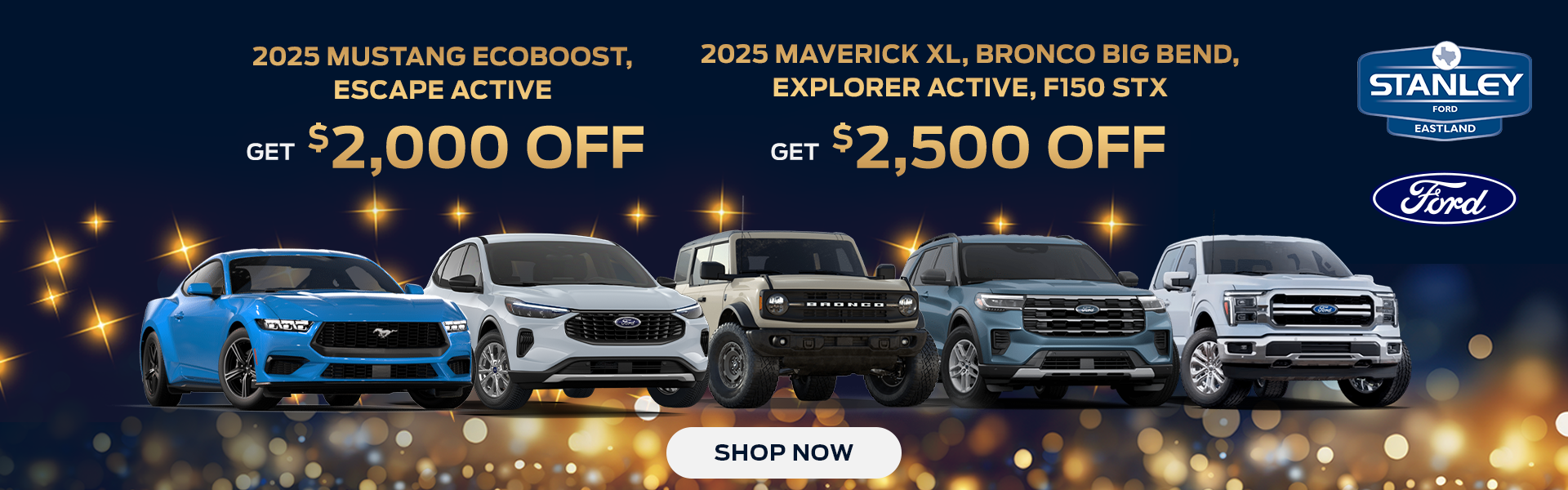 Monthly Specials at Stanley Ford Eastland