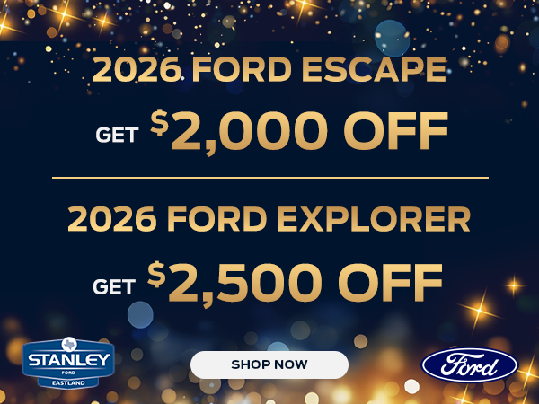 Monthly Specials at Stanley Ford Eastland