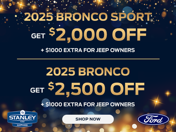 Monthly Specials at Stanley Ford Eastland