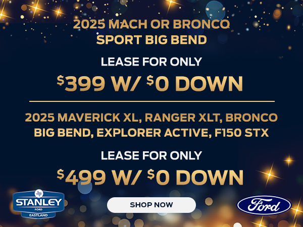 Monthly Specials at Stanley Ford Eastland