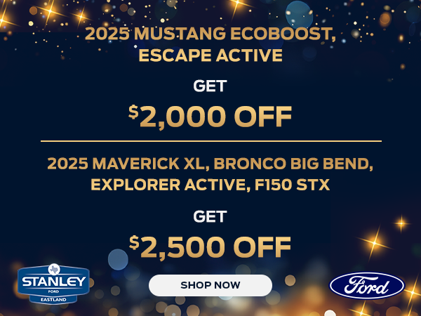 Monthly Specials at Stanley Ford Eastland