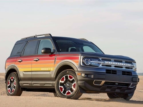 2024 Ford Bronco Sport exterior view of vehicle parked in the sand