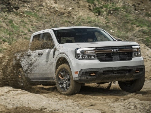 2024 Ford Maverick off-roading through mud