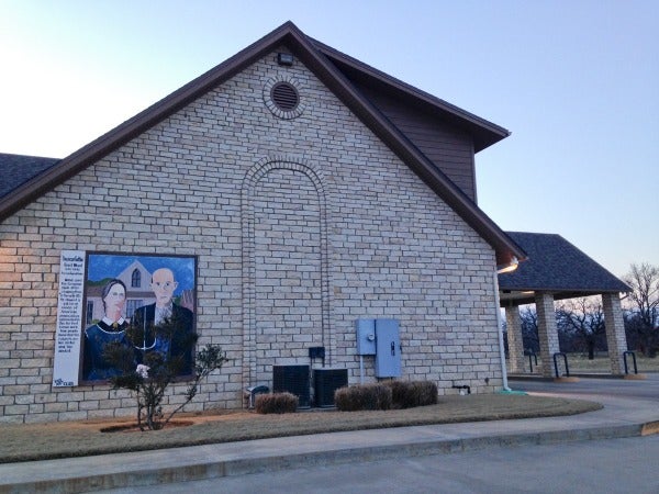 Outdoor Art Exhibit in Eastland, Texas