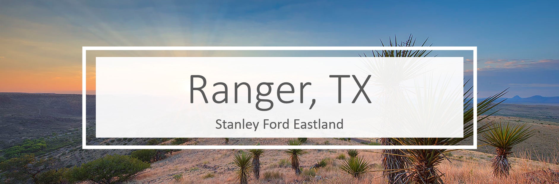 Ford Dealer Serving Ranger, TX