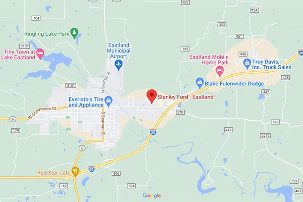 Stanley Ford Eastland location Google Maps image