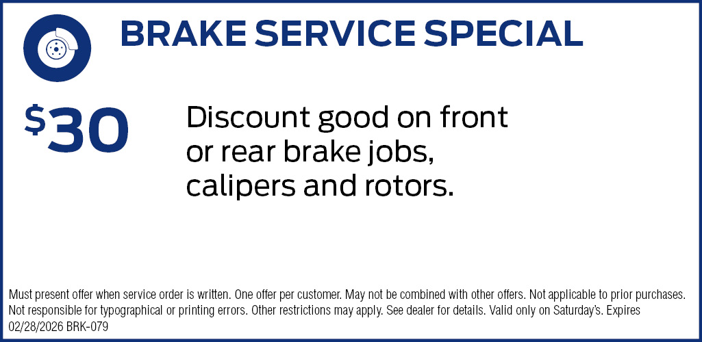 Brake Service Special
